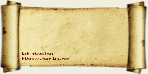 Hana Pljakić vizit kartica